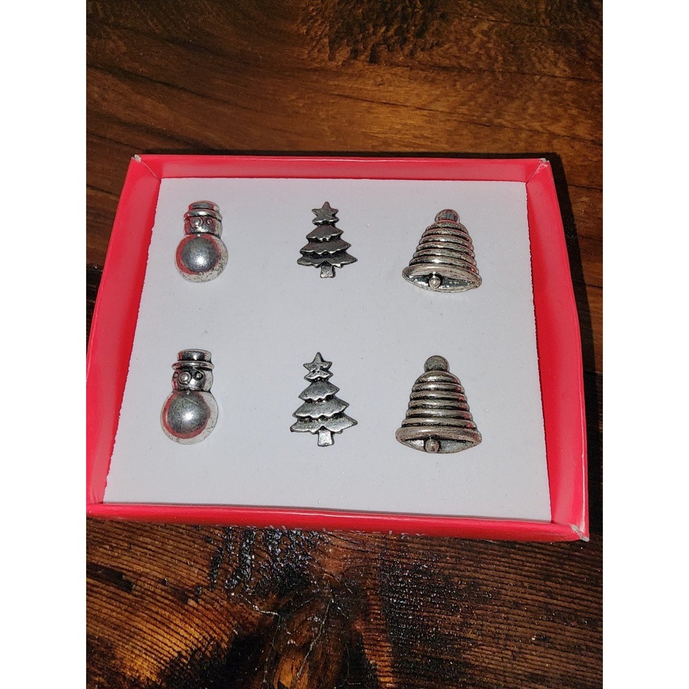Pier one Candle Jewelry Christmas Tree Bell Snowmen‎